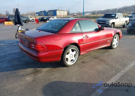 2000 Mercedes-Benz Sl 500 z USA, uszkodzony, nr VIN WDBFA68F7YF191037